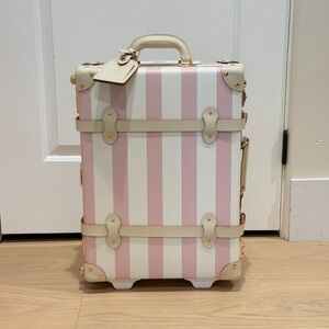 New Steamline luggage pink stripe suitcase Carry on